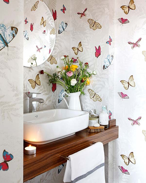 lavabos borboletas